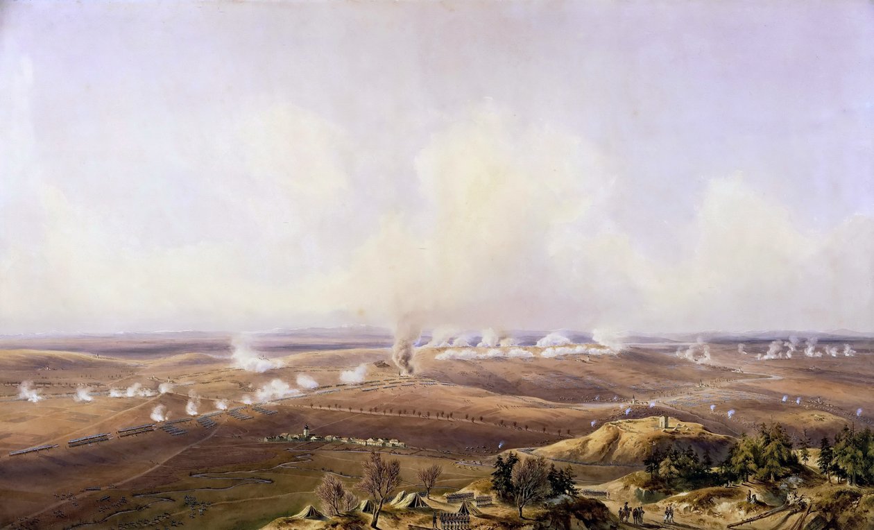 Slaget ved Austerlitz den 2. december 1805 af Jean Antoine Simeon Fort