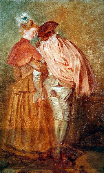 Afgang til Kythira af Jean Antoine Watteau