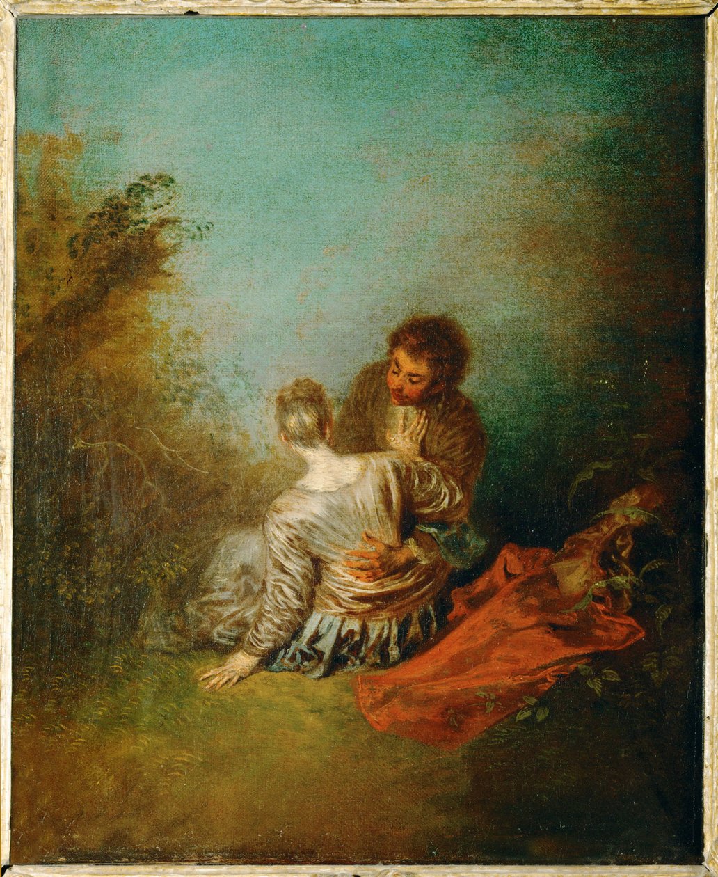 Le Faux Pas ... af Jean Antoine Watteau