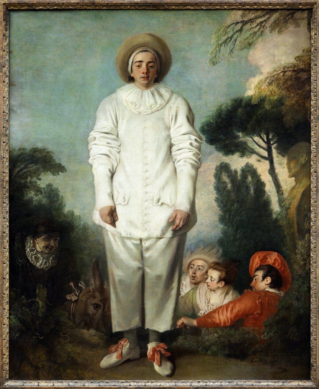 Pjerrot, tidligere kendt som Gilles (olie på lærred) af Jean Antoine Watteau