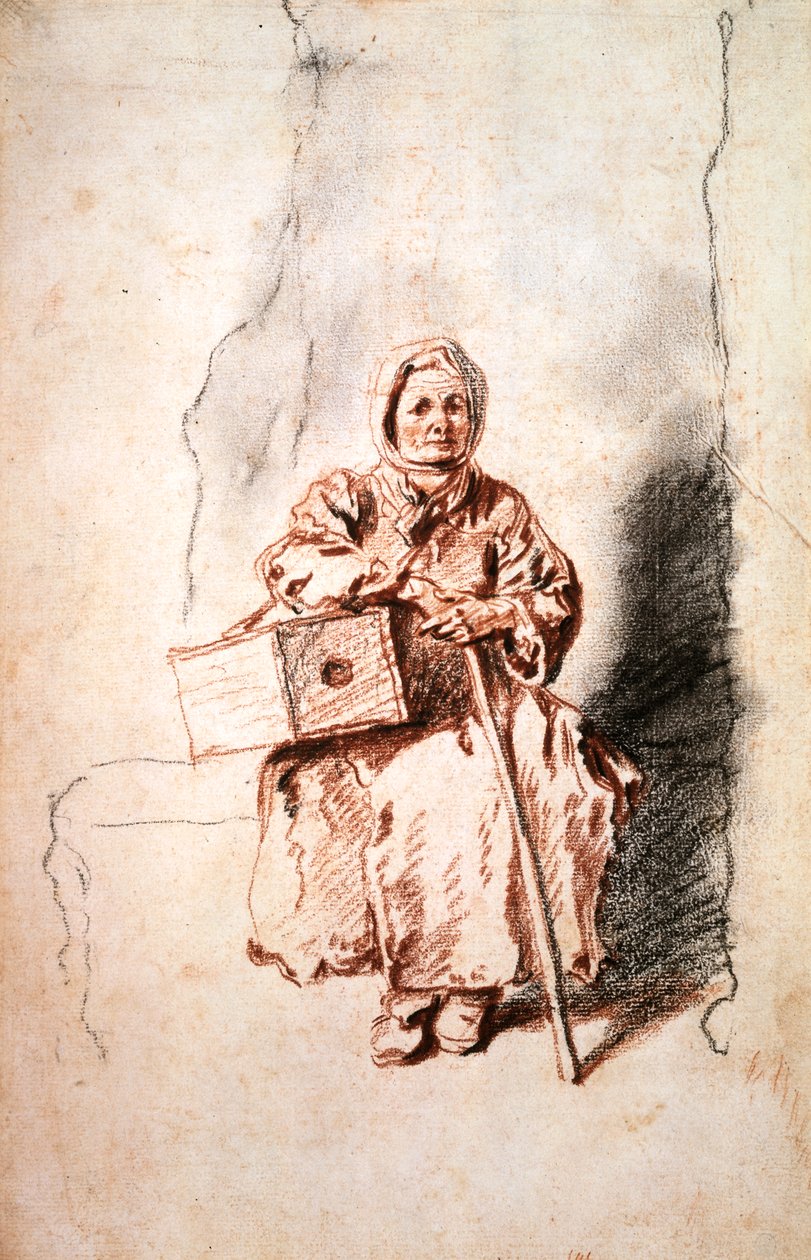 Savoyard, c1715 af Jean Antoine Watteau