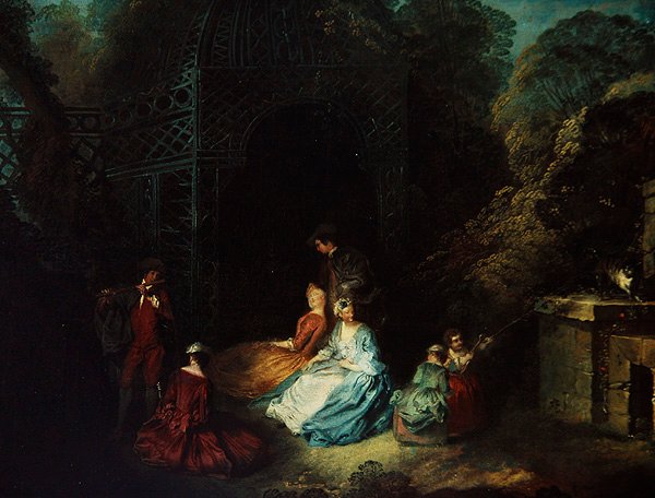 Fløjtespilleren af Jean Antoine Watteau