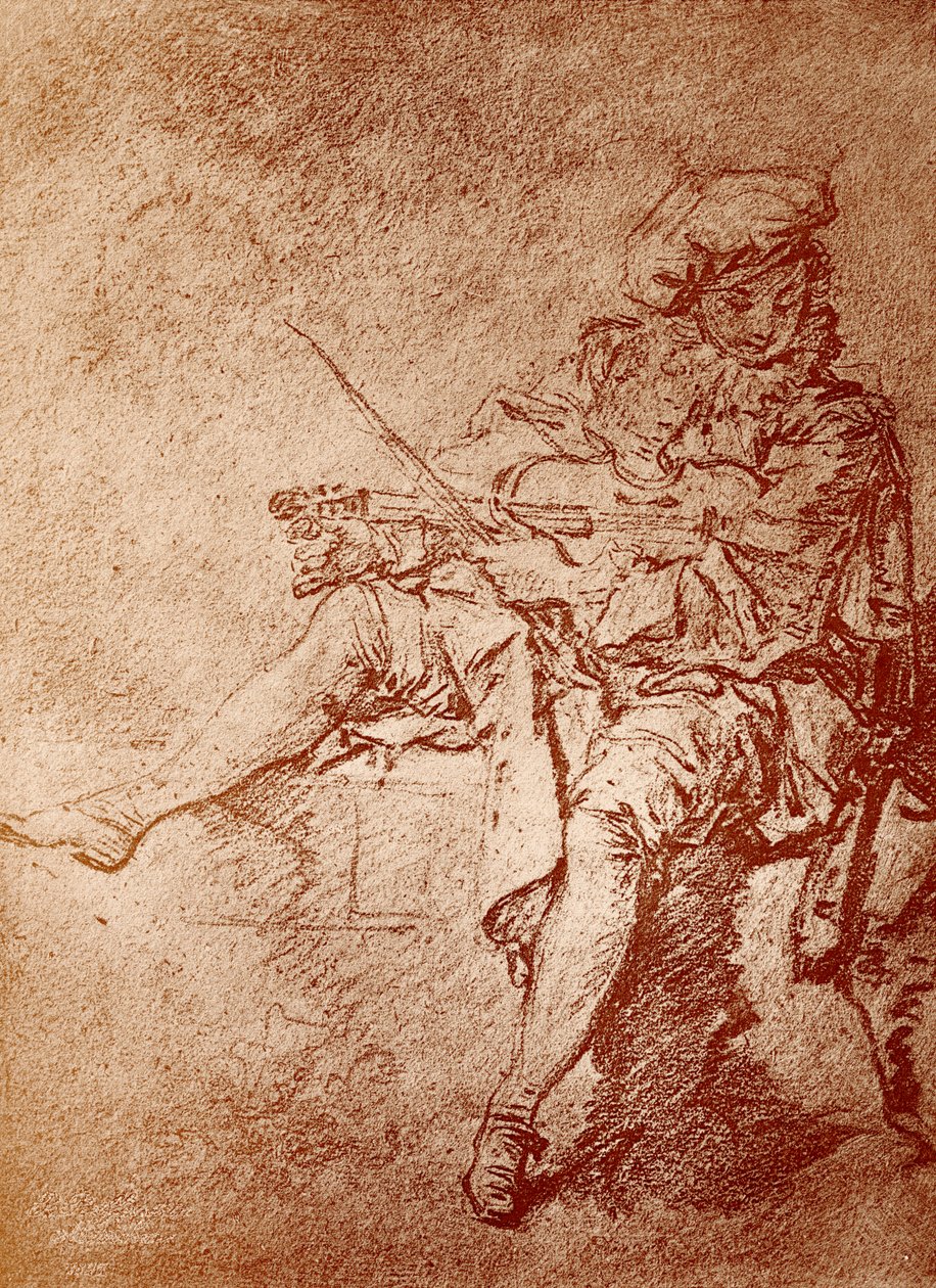 Violinisten af Jean Antoine Watteau