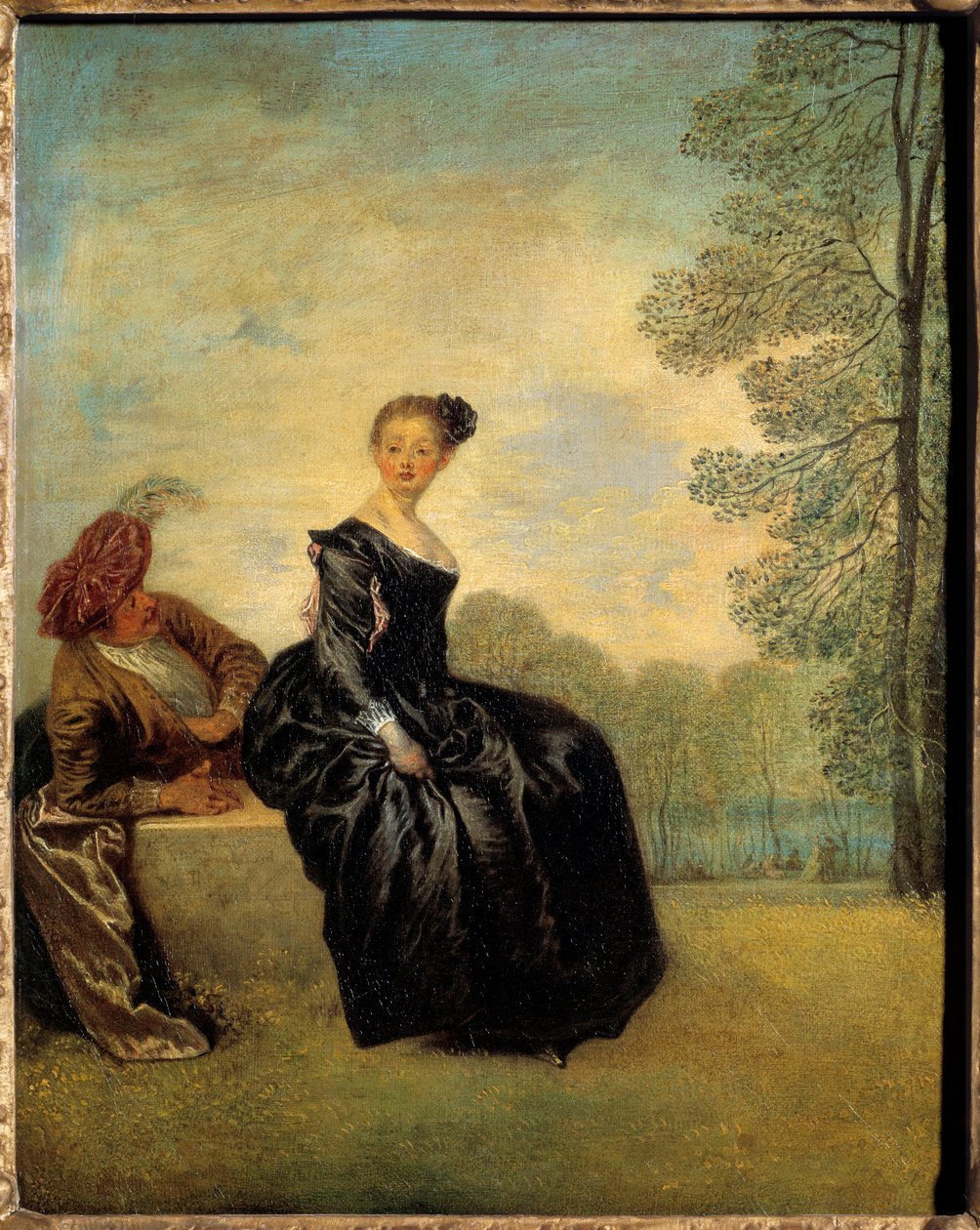 Puddyen. Maleri af Jean Antoine Watteau (1684-1721) af Jean Antoine Watteau