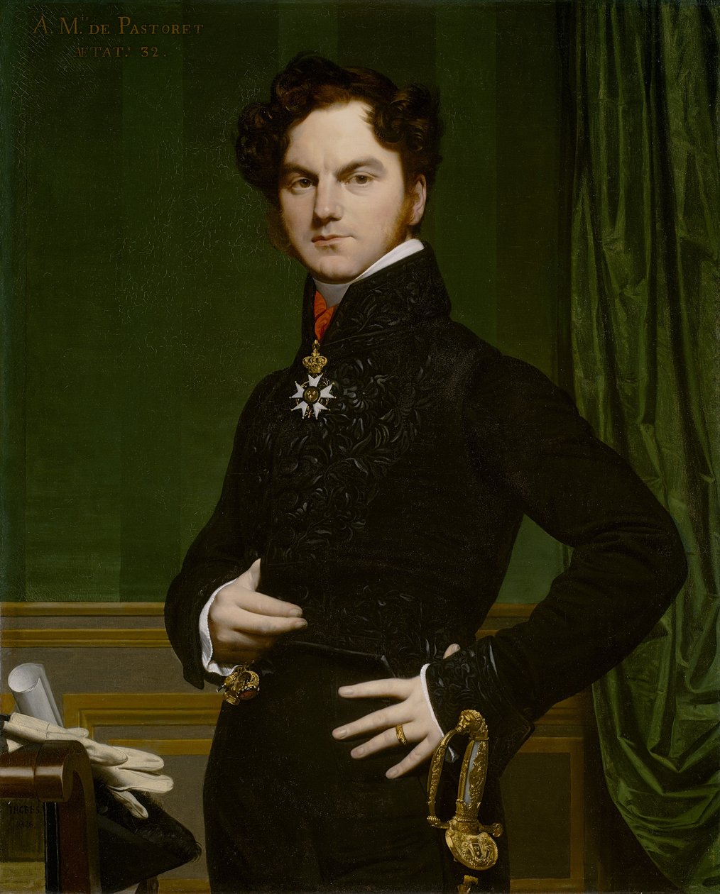 Amédée-David, Comte de Pastoret, 1823-26 af Jean Auguste Dominique Ingres