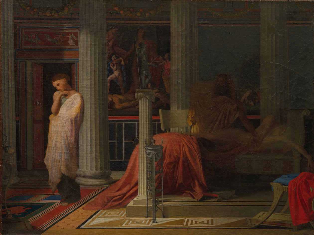 Antiochus og Stratonice af Jean Auguste Dominique Ingres