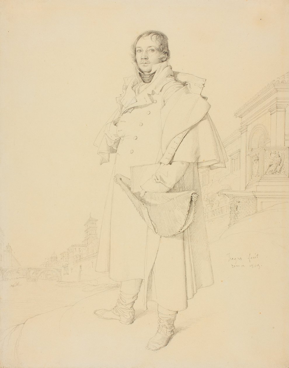 Charles François Mallet, civilingeniør af Jean Auguste Dominique Ingres
