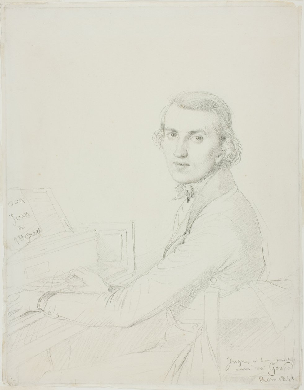 Charles Gounod af Jean Auguste Dominique Ingres