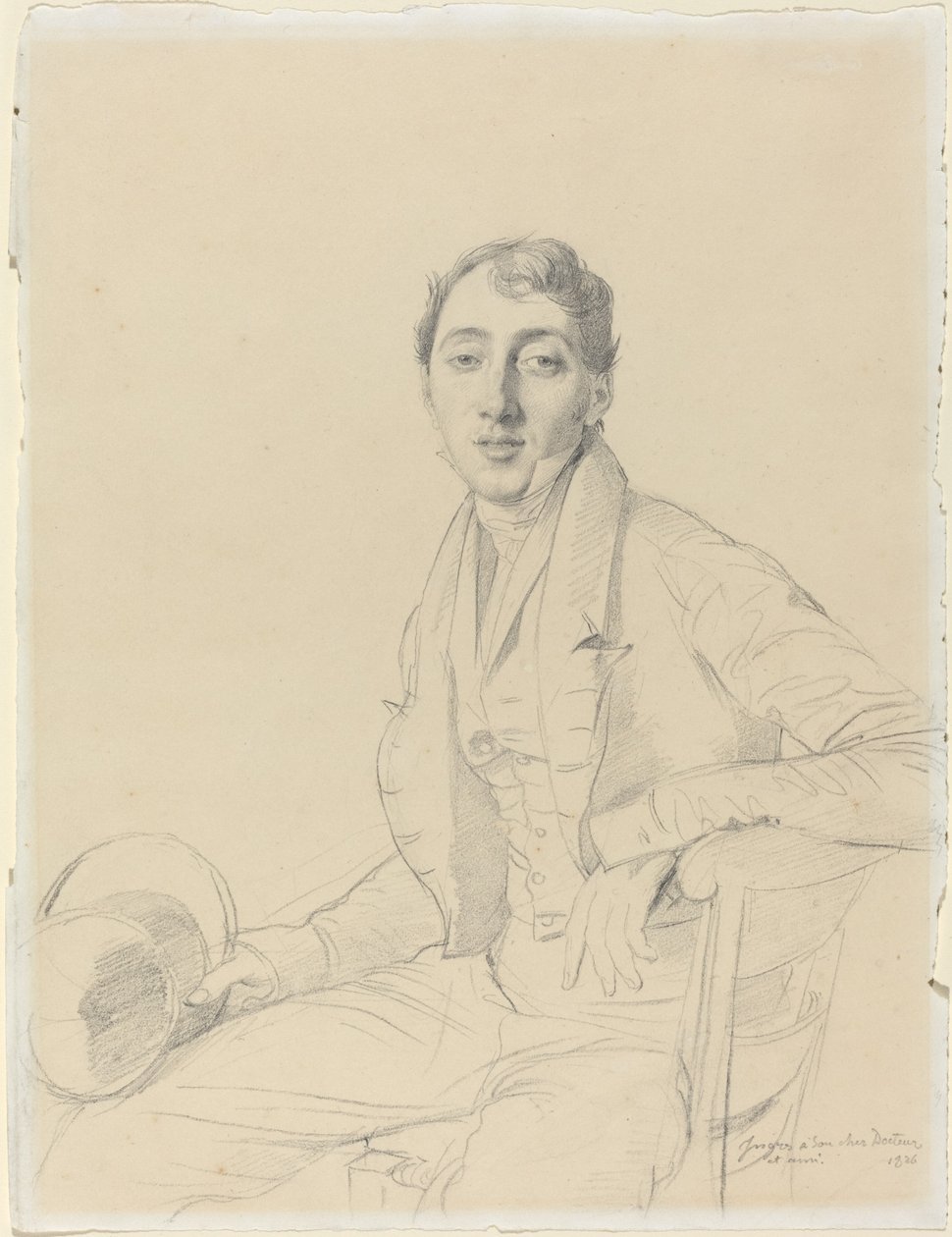 Dr. Louis Martinet af Jean Auguste Dominique Ingres