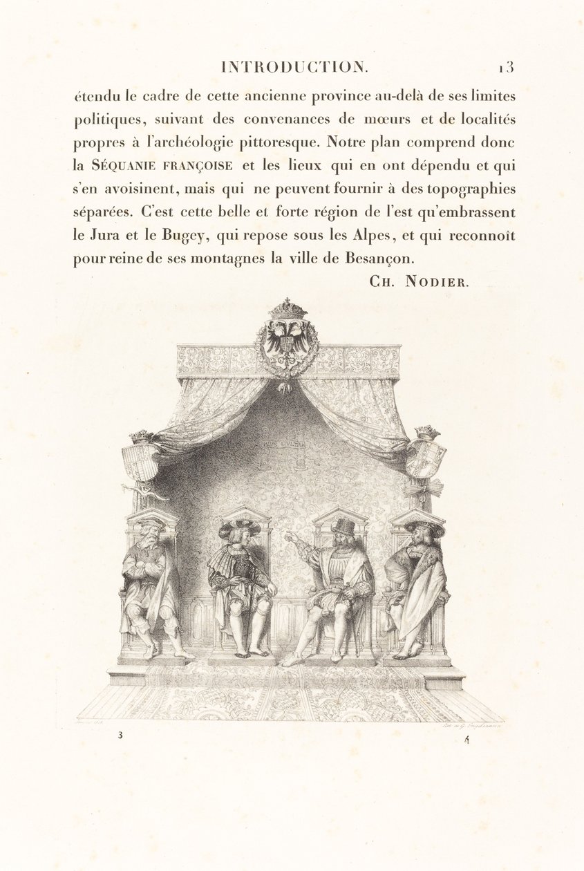 Fire dommere i Besançon af Jean Auguste Dominique Ingres