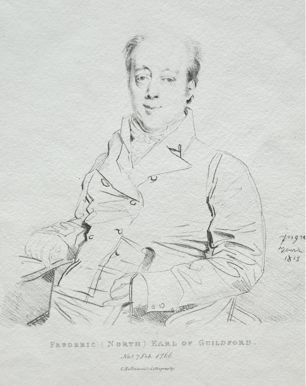 Frederic 5. jarl af Guilford, 1815. af Jean Auguste Dominique Ingres