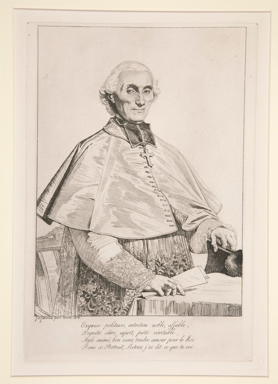 Gabriel Cortois de Pressigny af Jean Auguste Dominique Ingres