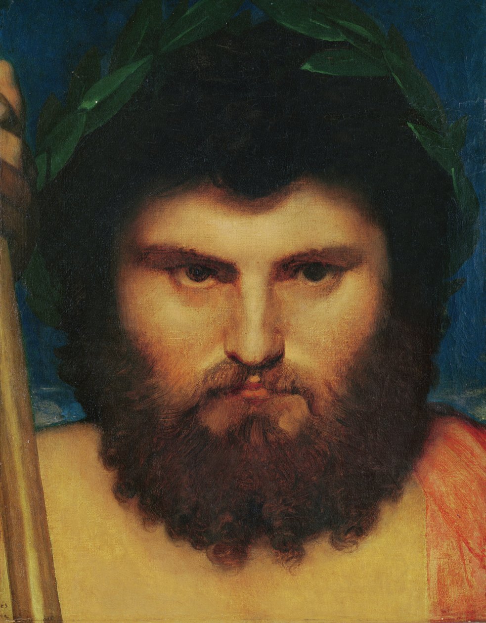 Leder af Jupiter, studie for Jupiter og Thetis, 1810 af Jean Auguste Dominique Ingres