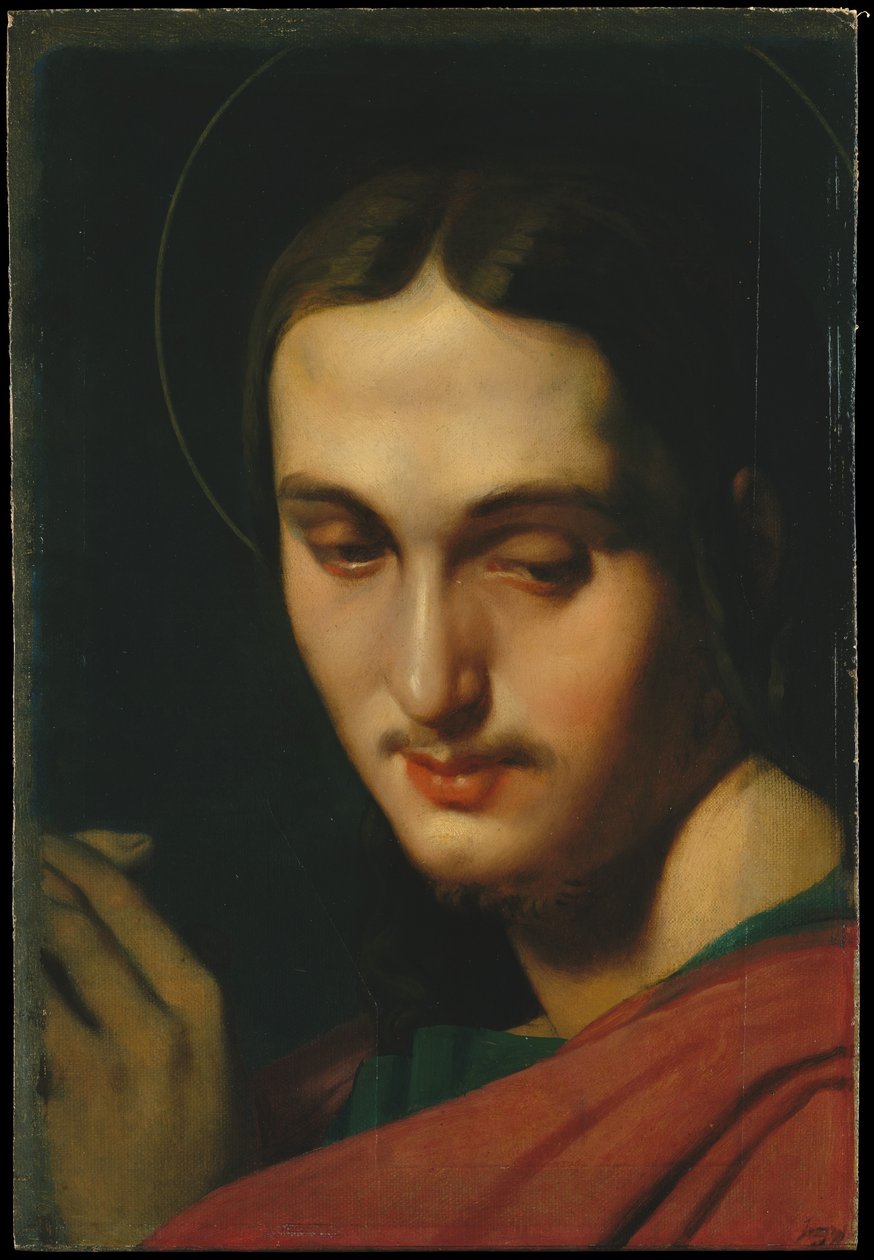 Hovedet af evangelisten Johannes af Jean Auguste Dominique Ingres