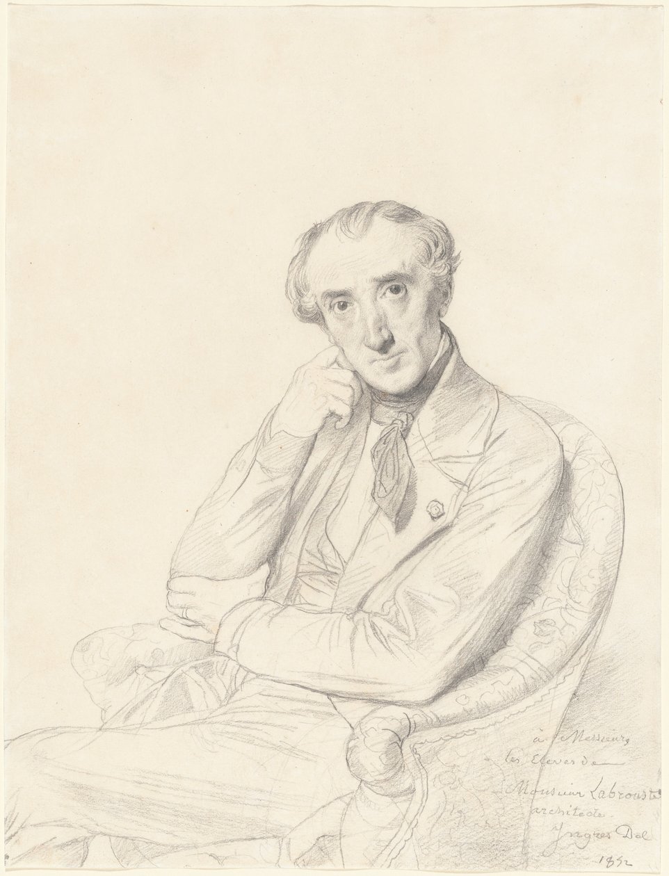 Henri Labrouste af Jean Auguste Dominique Ingres