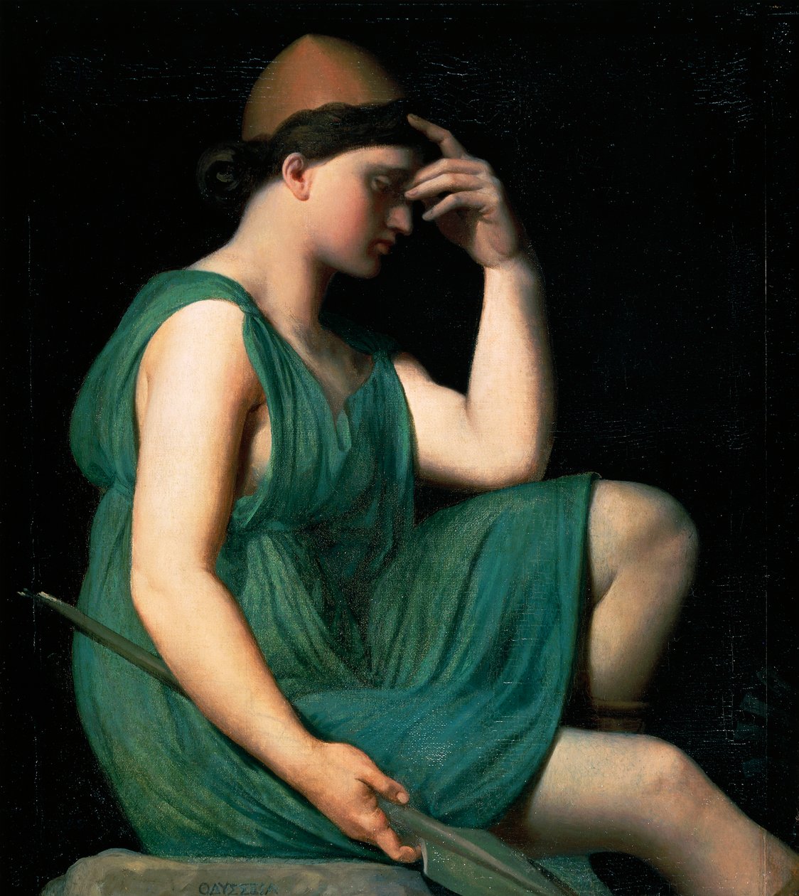 Homer, Odyssey, af Jean Auguste Dominique Ingres (1780-1867). af Jean Auguste Dominique Ingres