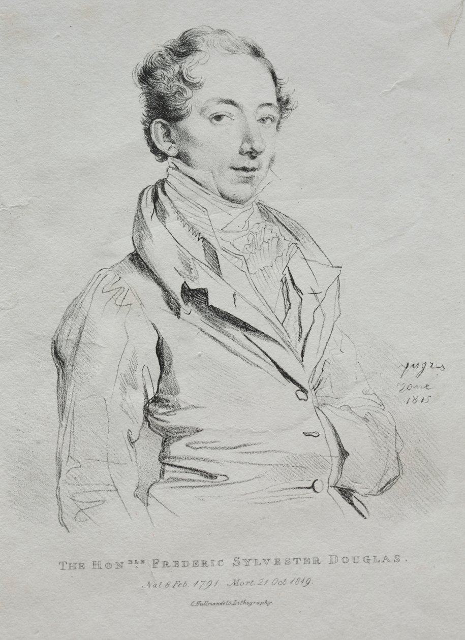 Ærede Frederic Sylvester Douglas, 1815. af Jean Auguste Dominique Ingres