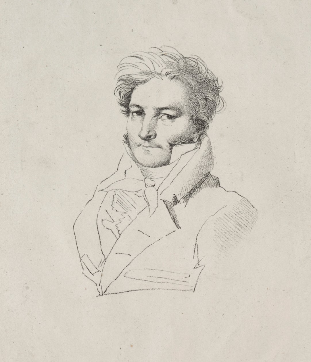 Jacques Marguet de Norvins. af Jean Auguste Dominique Ingres