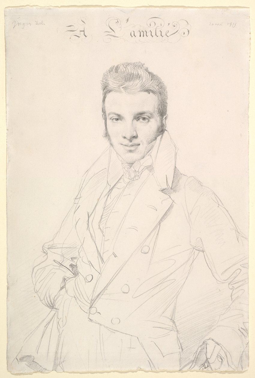 Jean-Joseph Fournier af Jean Auguste Dominique Ingres
