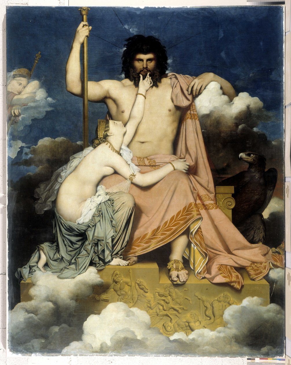 Jupiter og Thetis af Jean Auguste Dominique Ingres