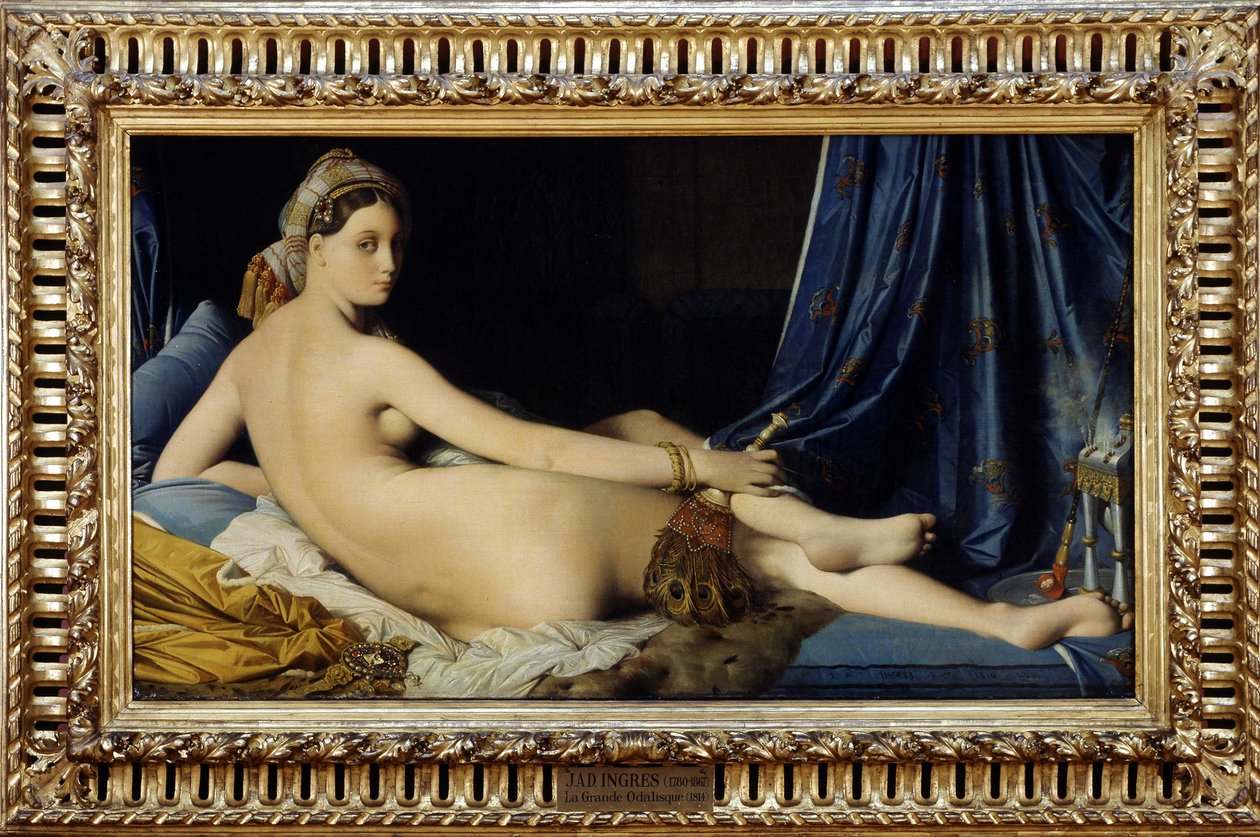 La Grande Odalisque - af Ingres af Jean Auguste Dominique Ingres