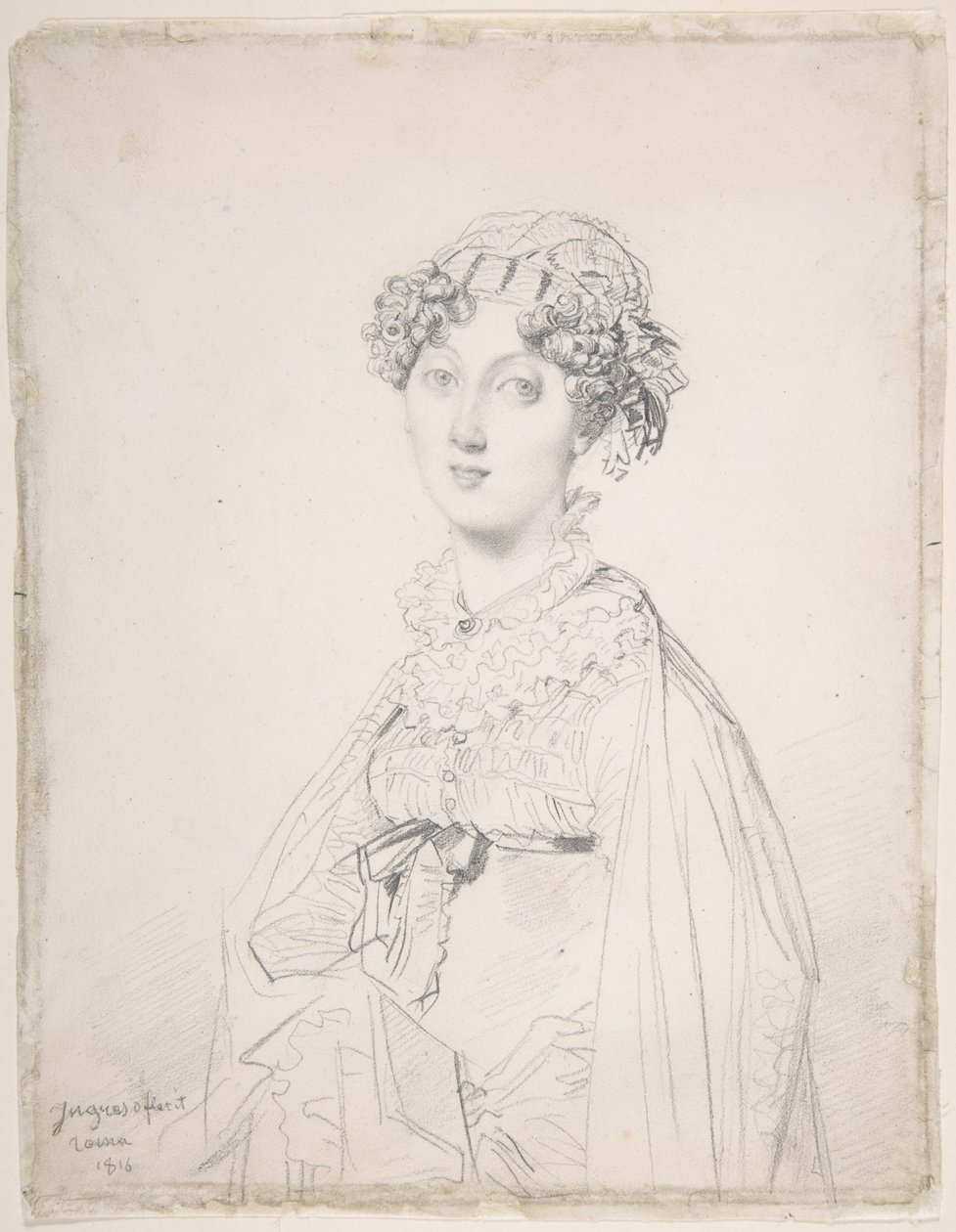Lady Mary Cavendish-Bentinck (?-1843) af Jean Auguste Dominique Ingres
