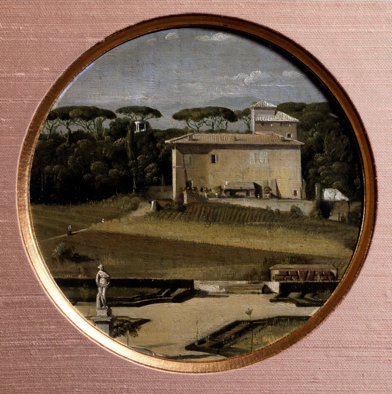 Le Casino Raphael i Rom Maleri af Jean Auguste Dominique Ingres (1780-1867) Paris fra det 19. århundrede, dekorativ kunst af Jean Auguste Dominique Ingres