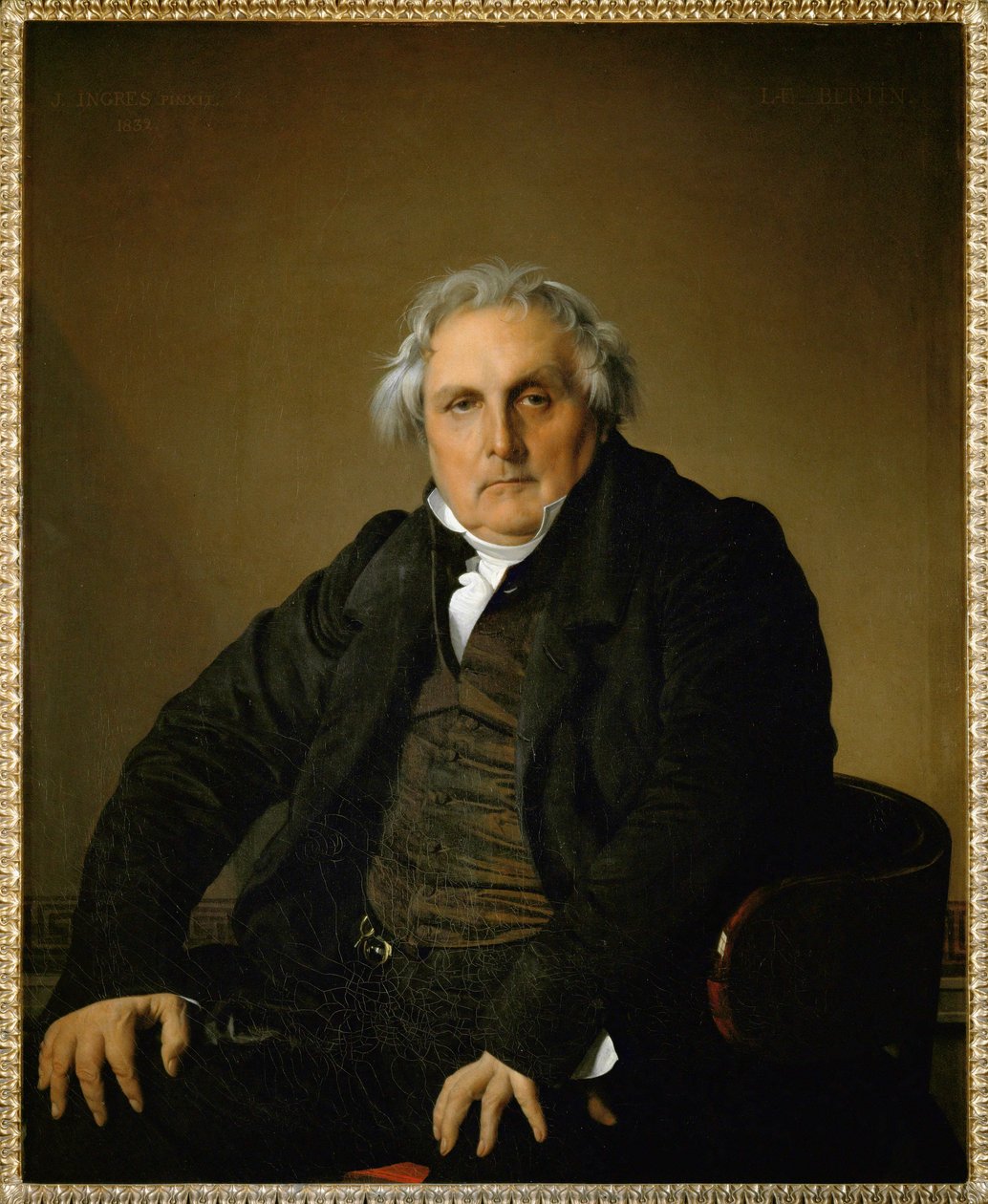Louis Francois Bertin, udgiver ... af Jean Auguste Dominique Ingres