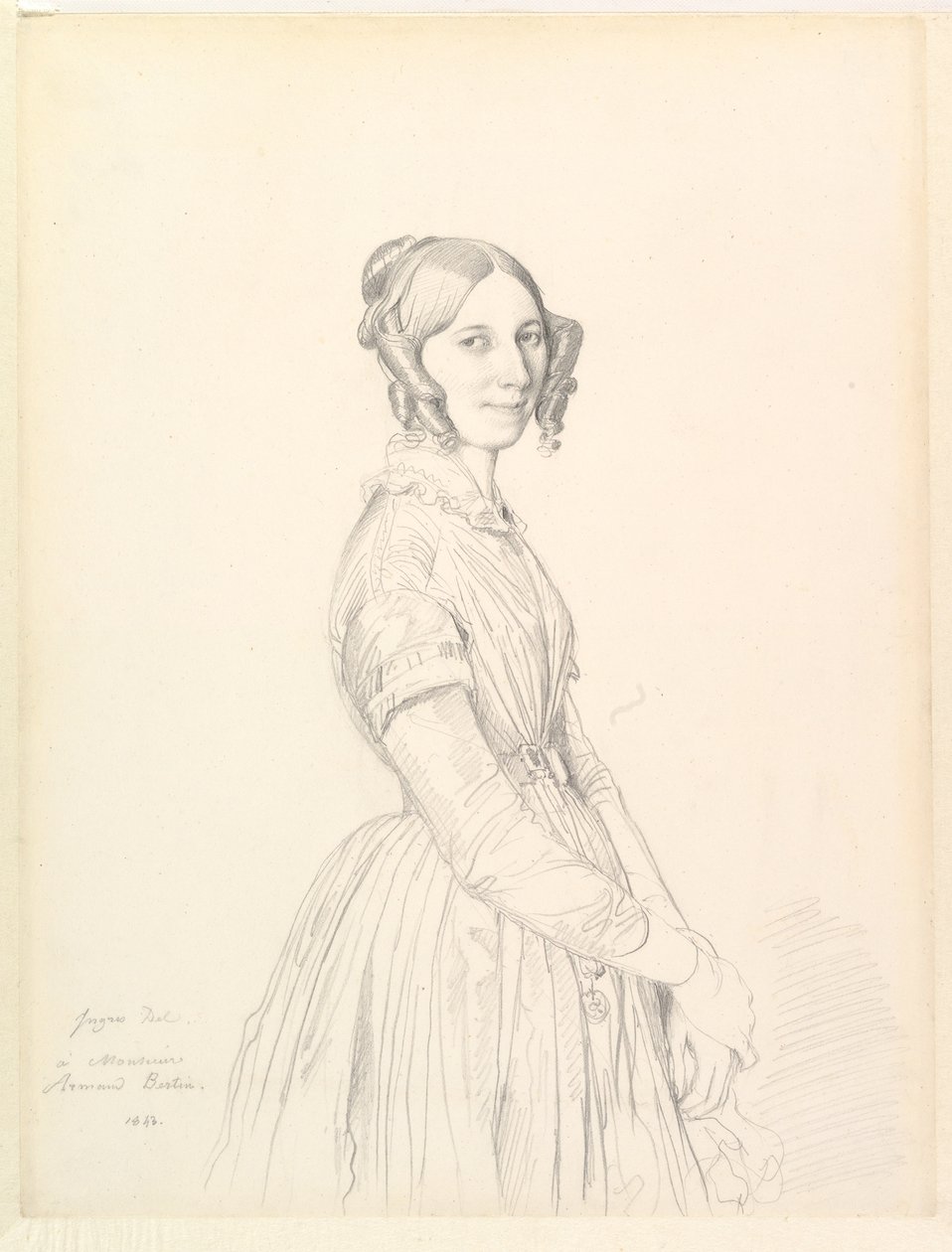 Madame Armand Bertin, født Marie-Anne-Cécile Dollfuss af Jean Auguste Dominique Ingres
