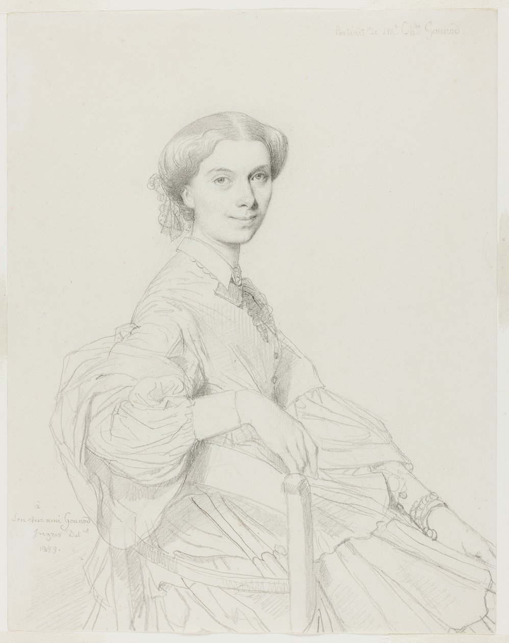 Madame Charles Gounod af Jean Auguste Dominique Ingres
