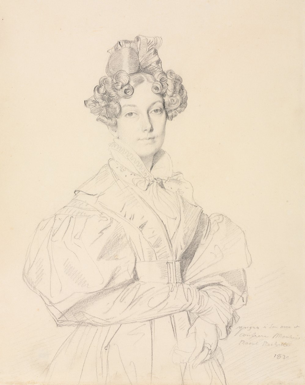 Fru Désiré Raoul-Rochette af Jean Auguste Dominique Ingres