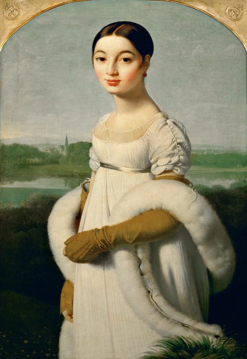 Frøken Caroline Riviere af Jean Auguste Dominique Ingres