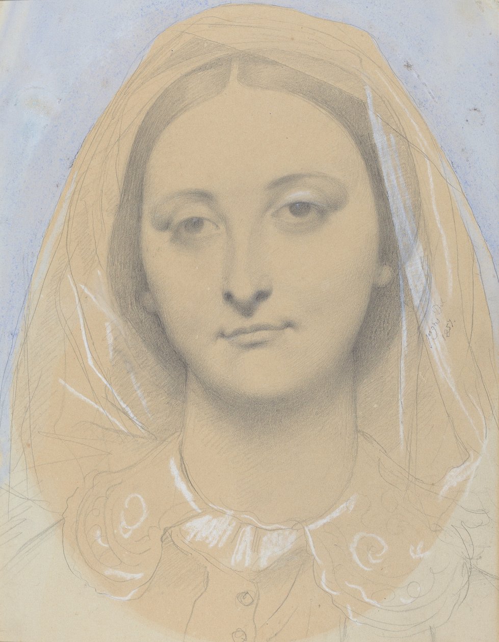 Miss Mary de Borderieux(?) af Jean Auguste Dominique Ingres