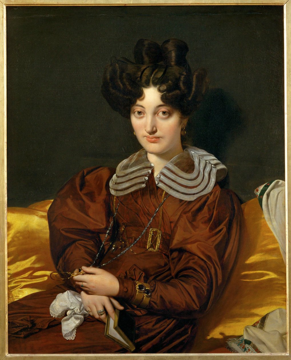 Mme Marcotte de Sainte-Marie Malet 1826, Salon 1827 ... af Jean Auguste Dominique Ingres