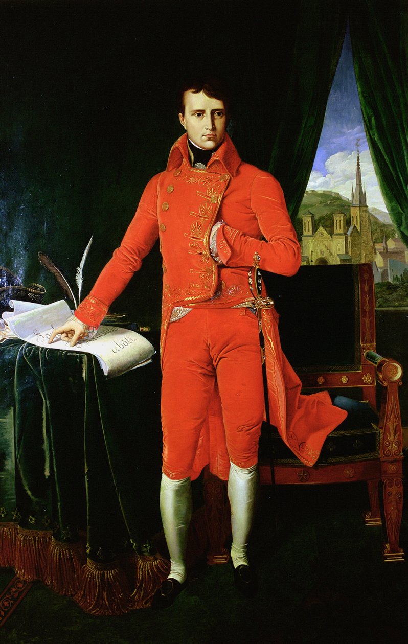 Napoleon Bonapartes første konsul, 1803-1804 af Jean Auguste Dominique Ingres