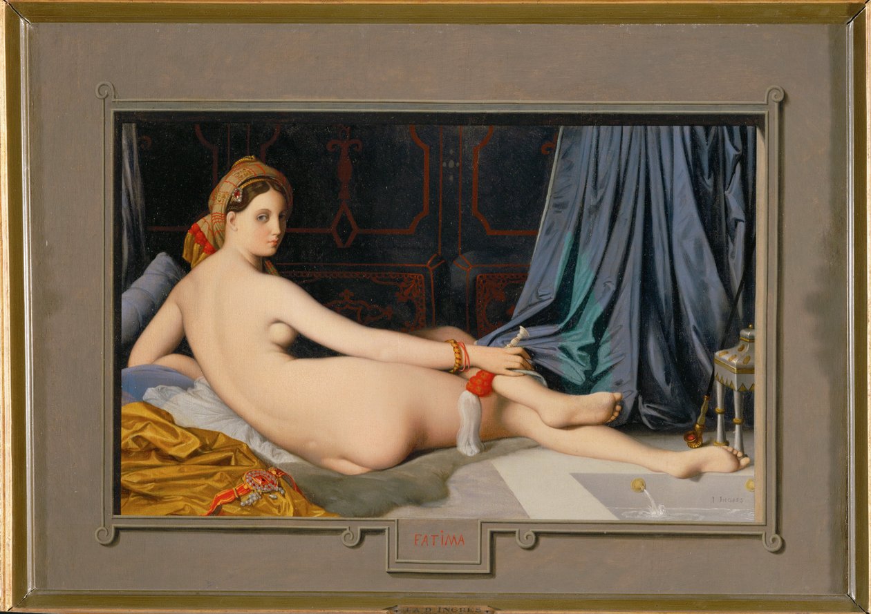 Odalisque (maleri på lærred) af Jean Auguste Dominique Ingres