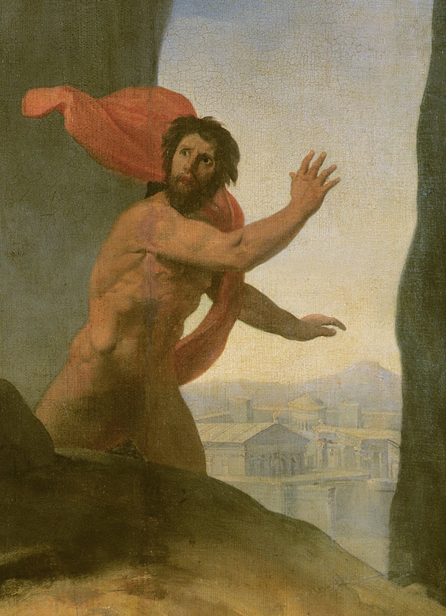 Ødipus og sfinxen, 1808 af Jean Auguste Dominique Ingres