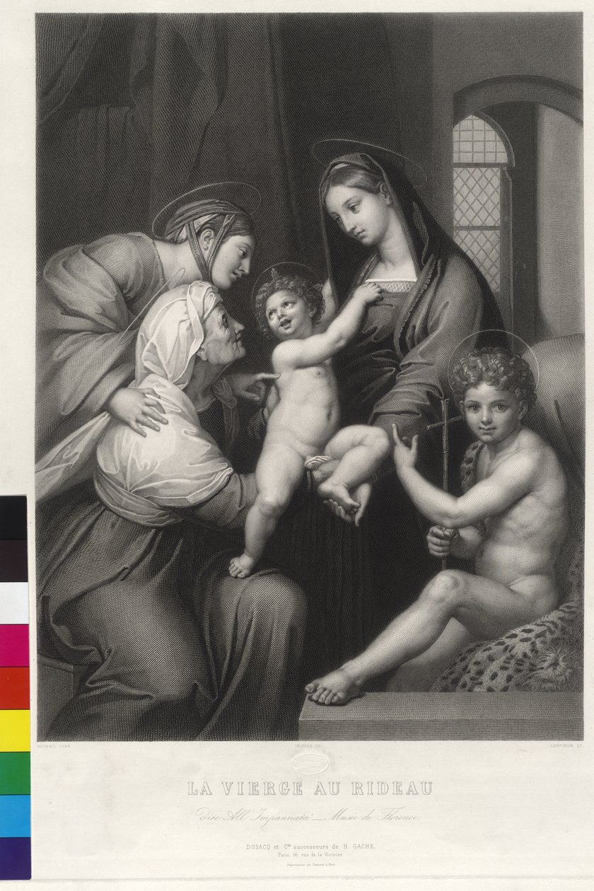 Maleri af Raphael Santi Madonna dell