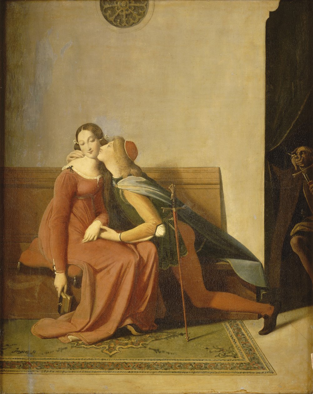 Paolo og Francesca af Jean Auguste Dominique Ingres