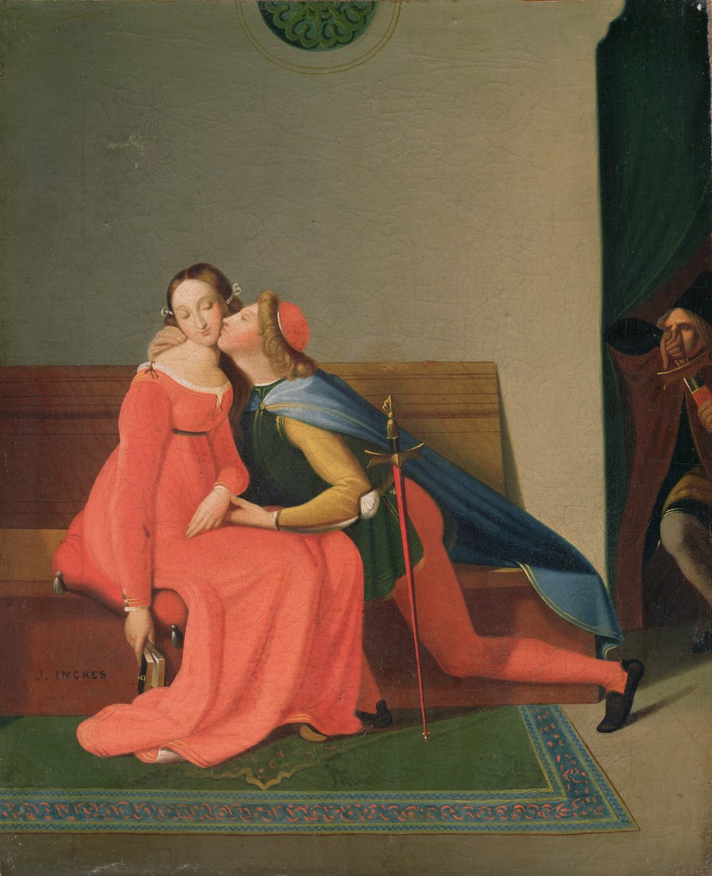 Paolo og Francesca af Jean Auguste Dominique Ingres