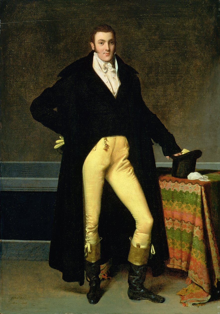 Portræt af Joseph-Antoine de Nogent, 1815 af Jean Auguste Dominique Ingres