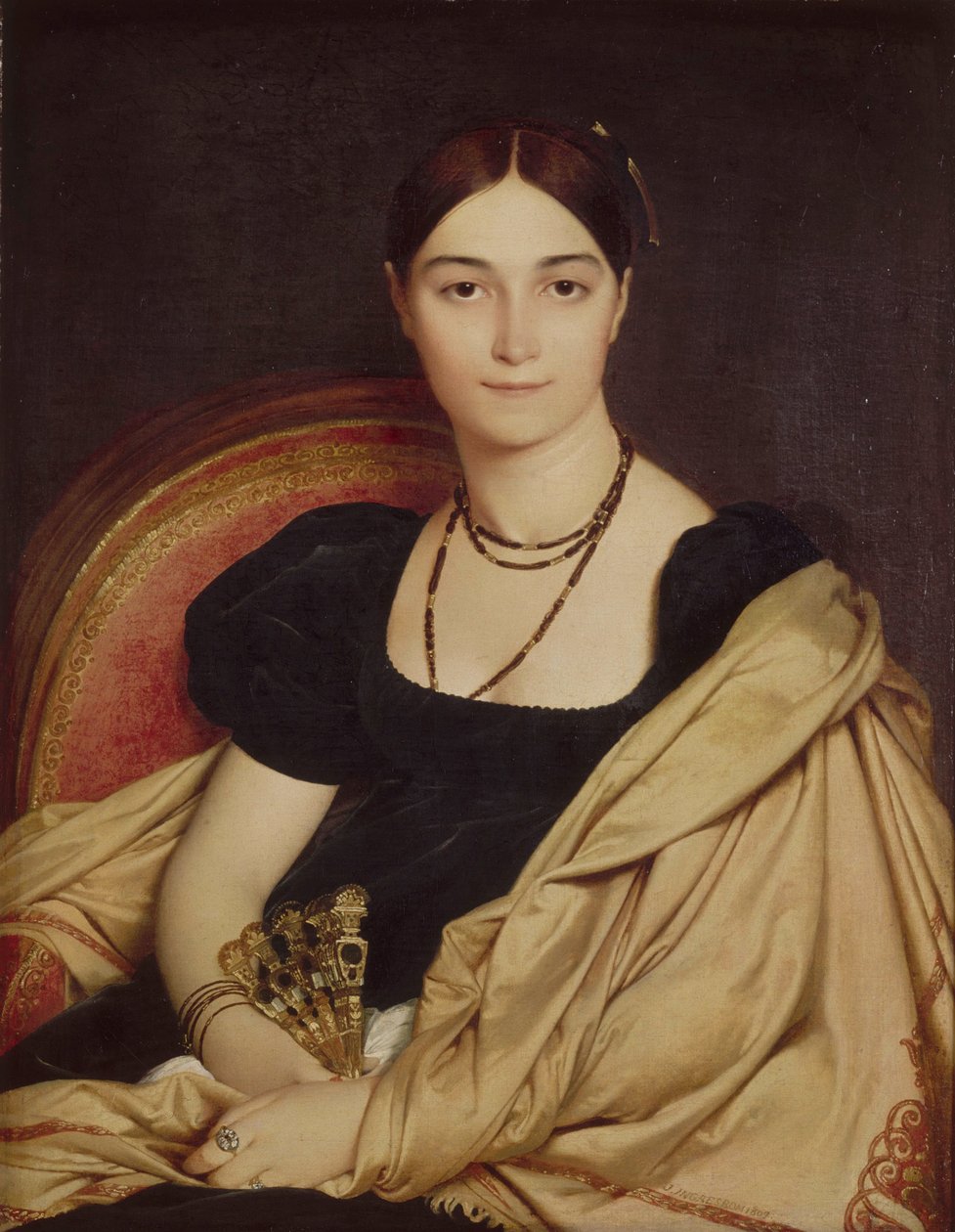 Portræt af Madame Duvaucey, 1807 af Jean Auguste Dominique Ingres