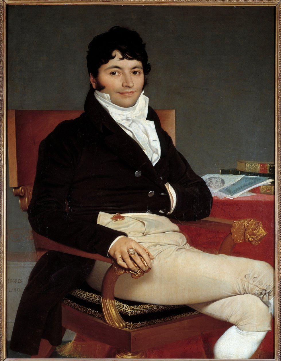 Portræt af Philibert Riviere (1766-1816) begæringsmester ved kongens råd i 1815 Maleri af Jean Auguste Dominique Ingres (1780-1867) 1804 søn. 1,16 x 0,89 m af Jean Auguste Dominique Ingres