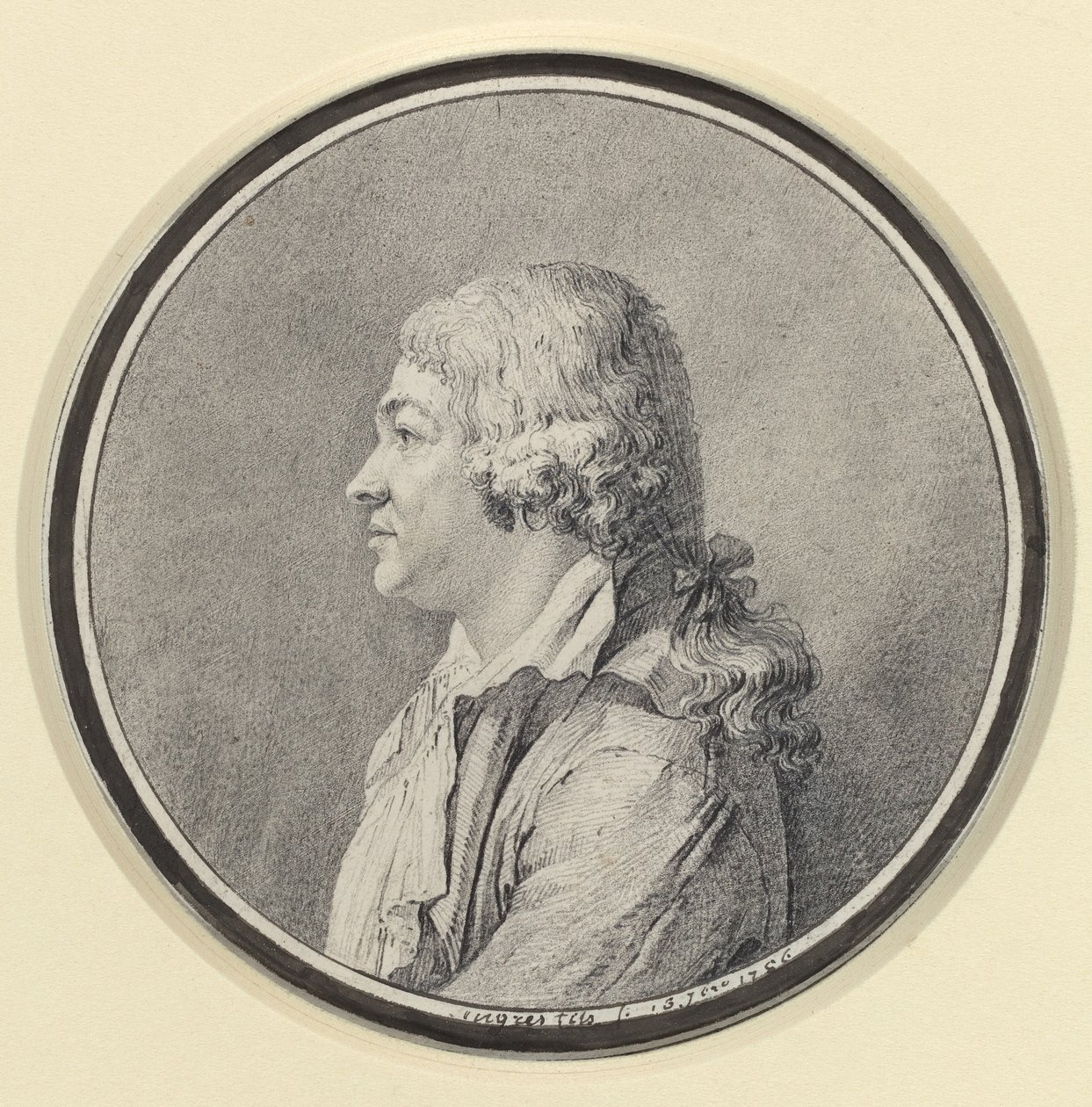 Portræt af en mand af Jean Auguste Dominique Ingres