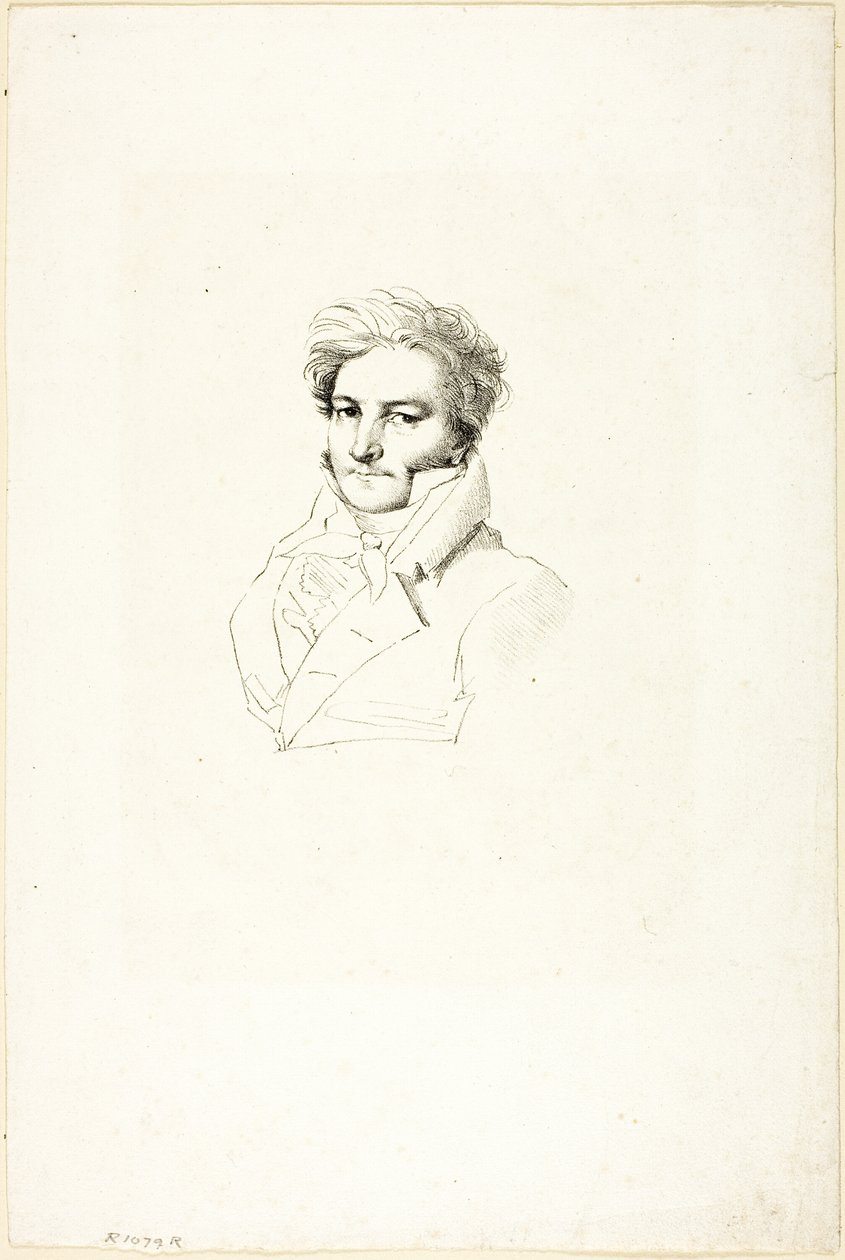 Portræt af en mand af Jean Auguste Dominique Ingres
