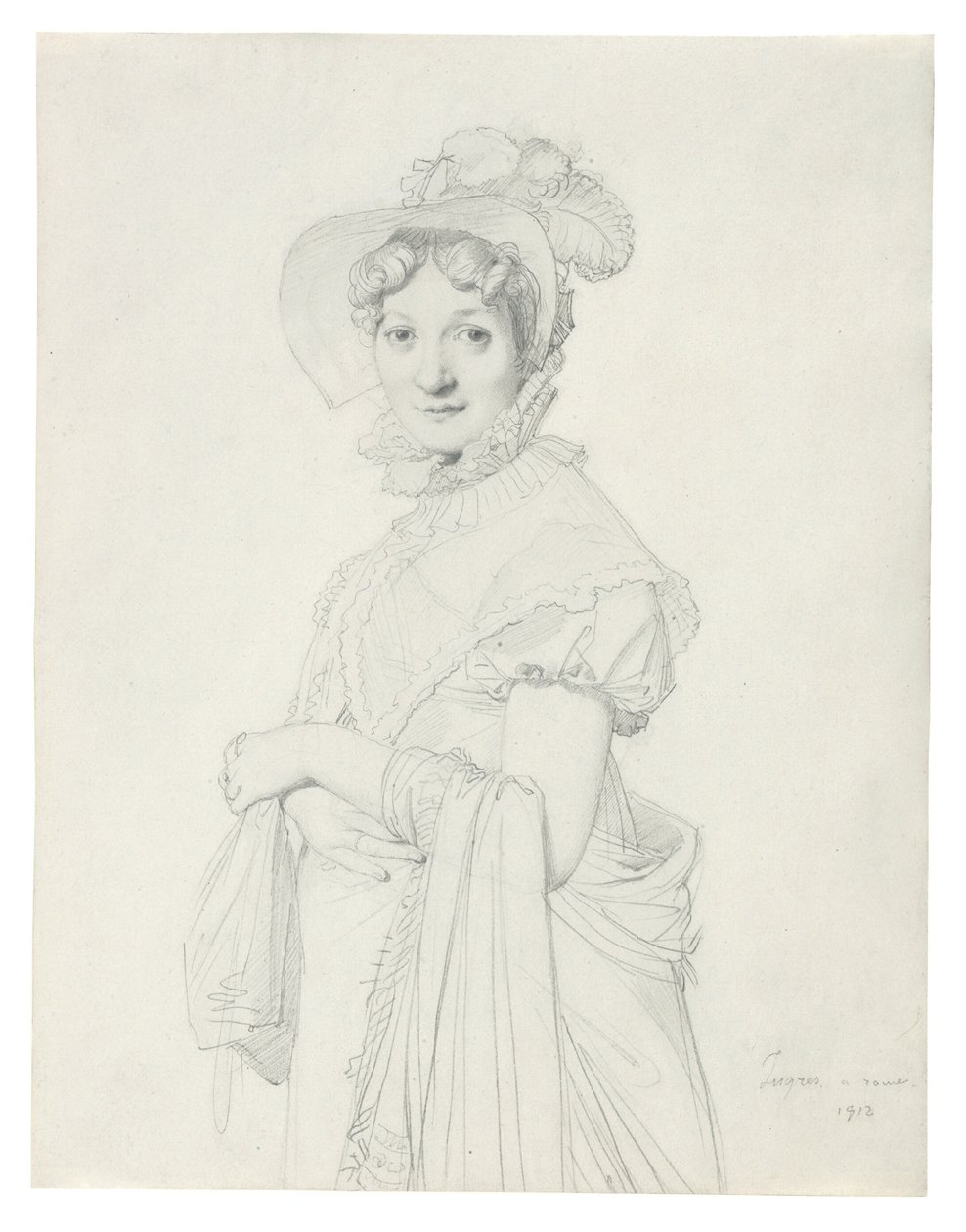 Portræt af en ung kvinde af Jean Auguste Dominique Ingres