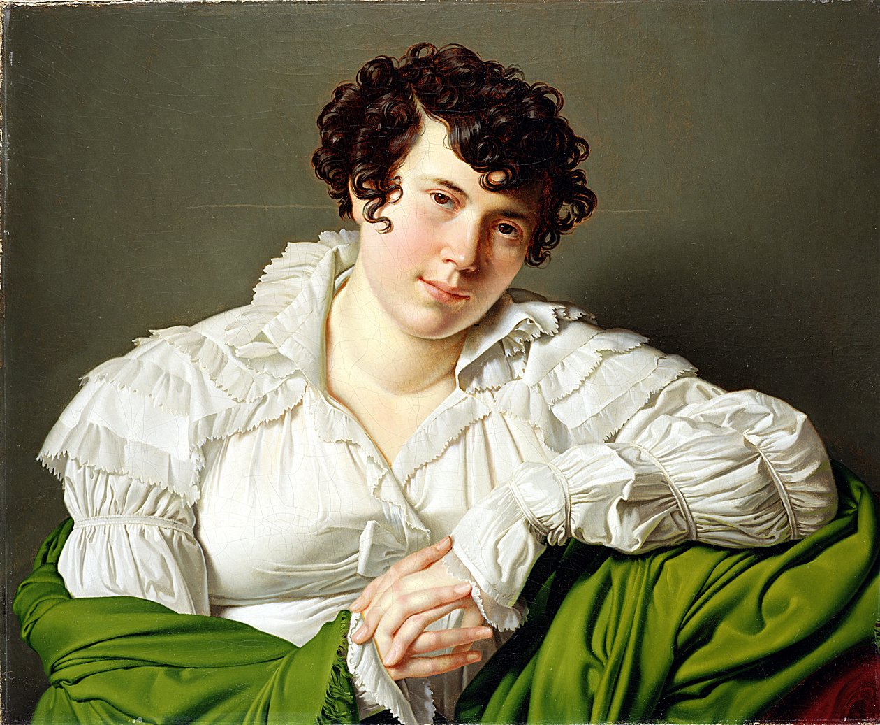 Portræt af en ung kvinde, ca. 1805 (olie på lærred) af Jean Auguste Dominique Ingres