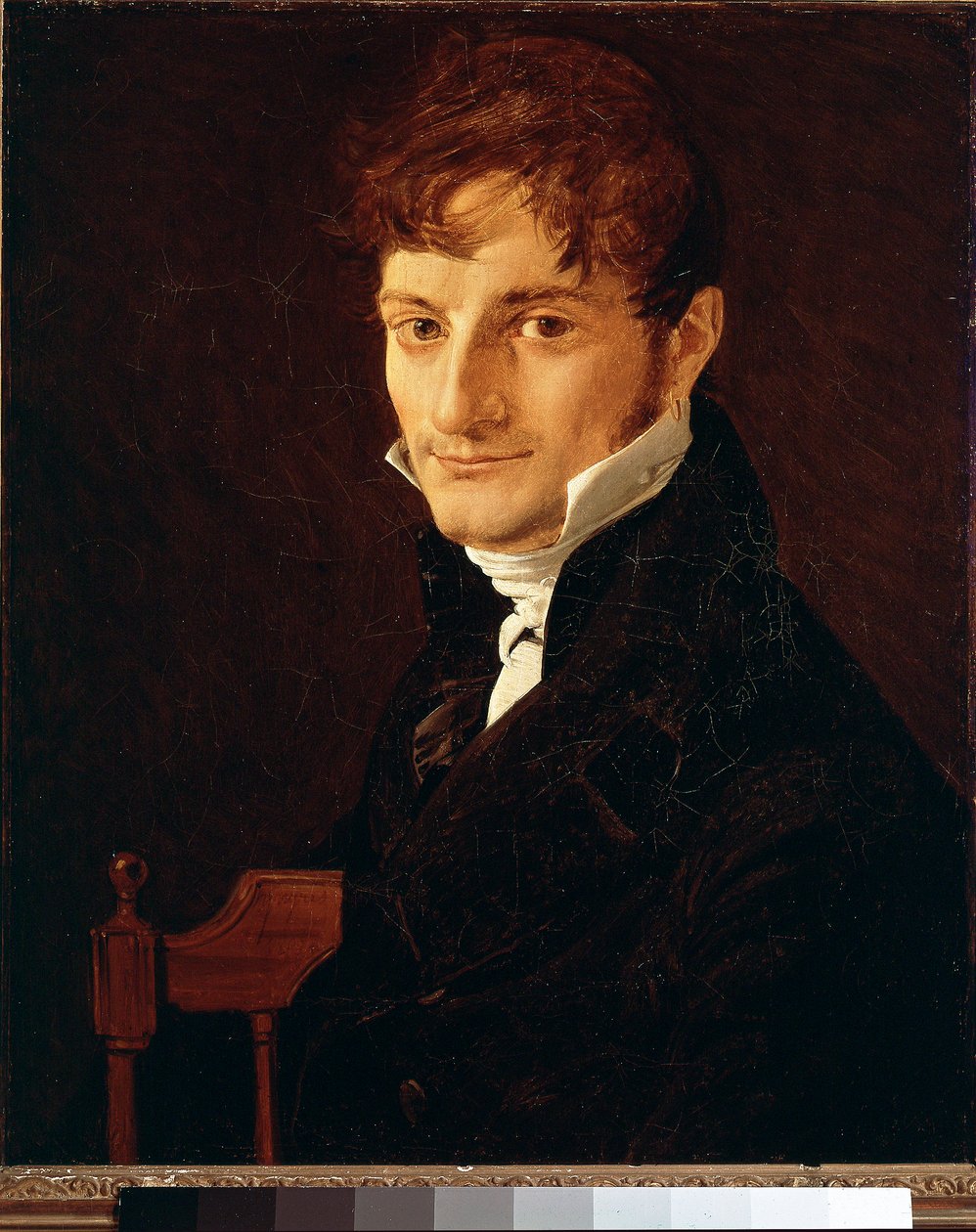 Portræt af et medlem af Belveze-Foulon-familien (Belveze Foulon). Maleri af Jean-Auguste-Dominique Ingres (1780-1867) (Jean-Auguste-Dominique Ingres) af Jean Auguste Dominique Ingres