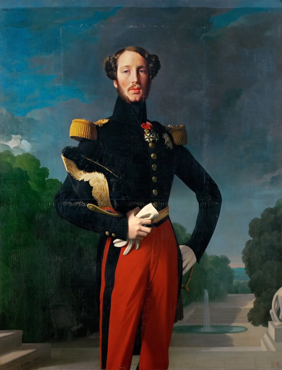 Prins Ferdinand Philippe, hertug af Orléans 1810-1842 af Jean Auguste Dominique Ingres