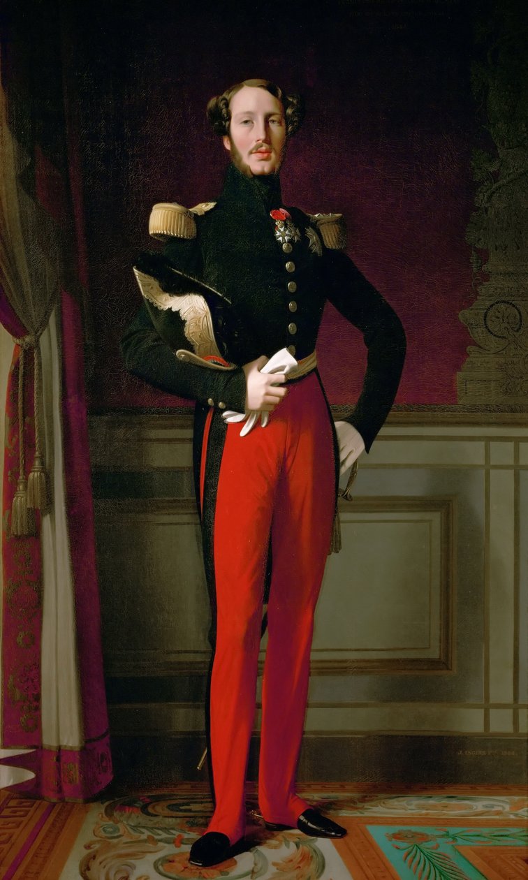 Prins Ferdinand Philippe, hertug af Orleans 1810-1842 af Jean Auguste Dominique Ingres